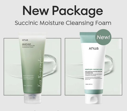 ANUA Heartleaf Succinic Moisture Cleansing Foam