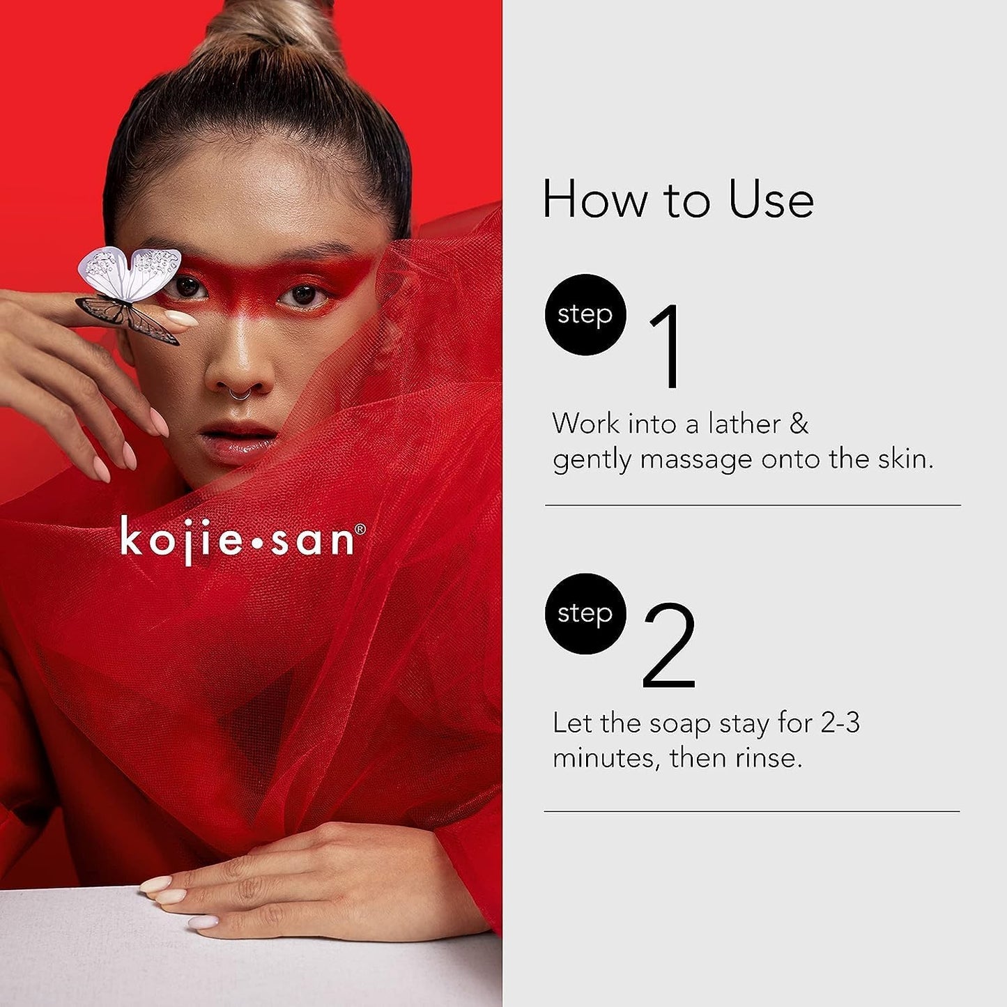 Original Kojic Acid Soap for Face & Body - Cosmetic Soap for Beautifully Fresh Skin (3 X 65g Bars)
