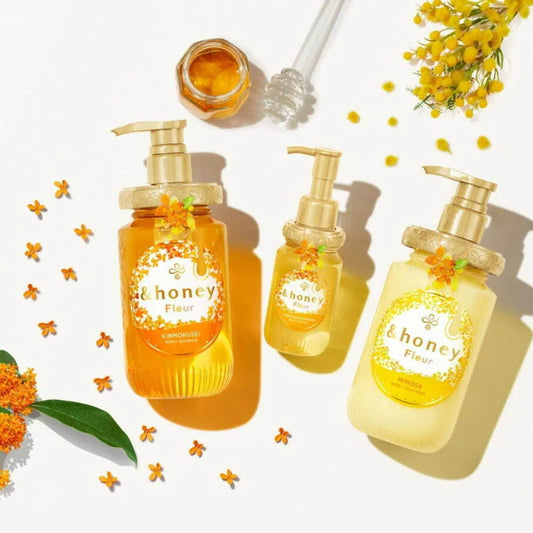 &honey Fleur Kinmokusei & Mimosa Moist Hair Oil 3.0 (100ml)