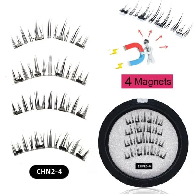 3D Natural Reusable Magnetic Eyelashes