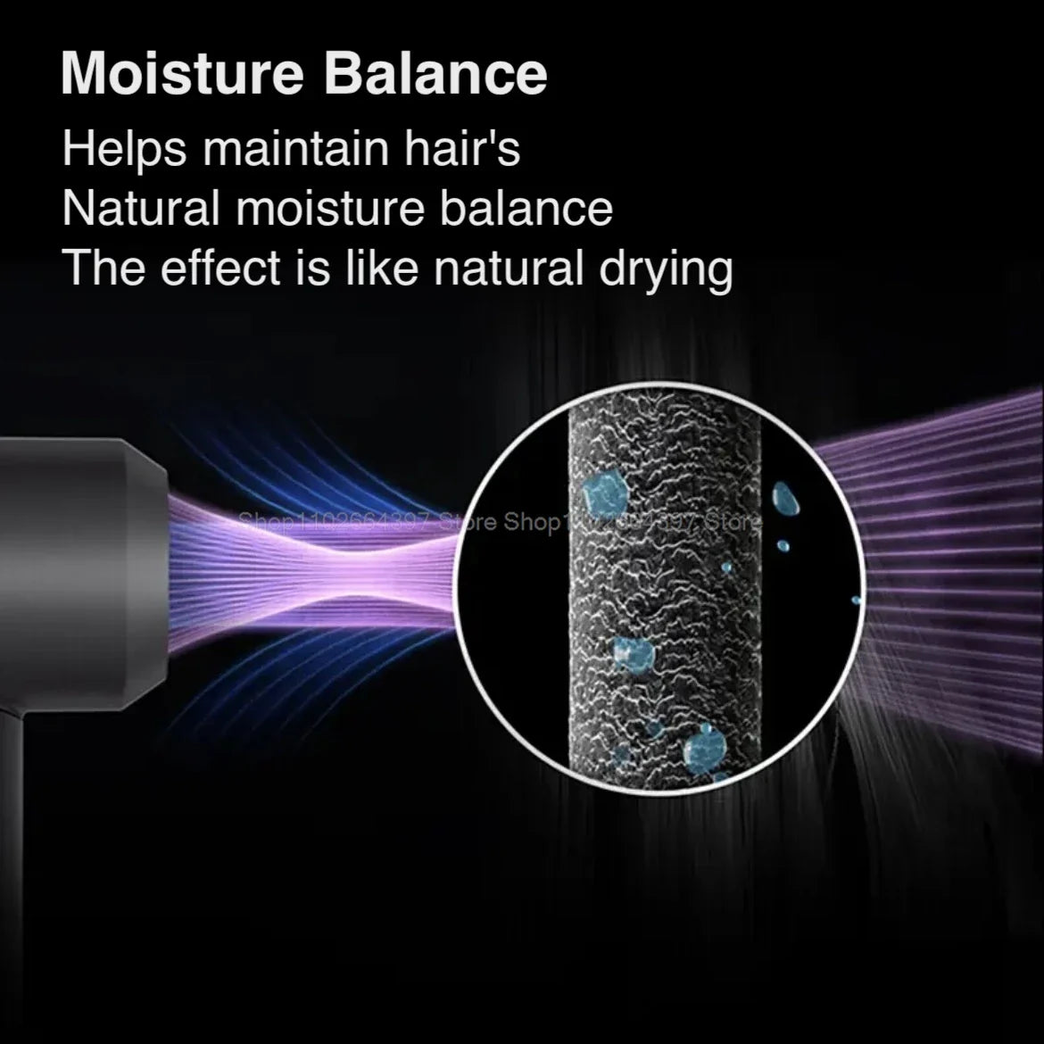 Professional Hair Dryer with Negative Ion