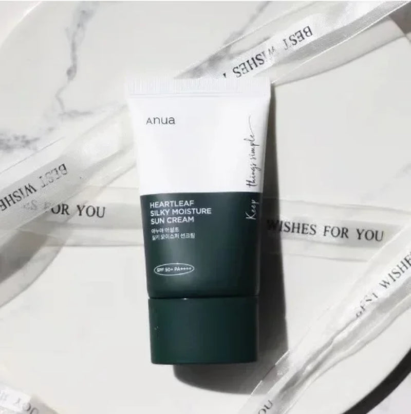 ANUA Houttuynia Cordata Sunscreen Anti-Melting and Brightening Care, Soft and Moisturized Isolation 50Ml