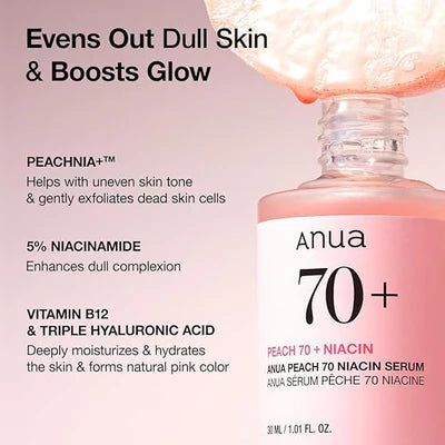 ANUA Peach 70% Niacin Serum