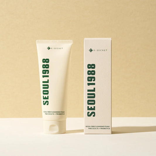 KSECRET SEOUL 1988 Cleansing Foam: Pine Cica 1% + Probiotics (150ml)