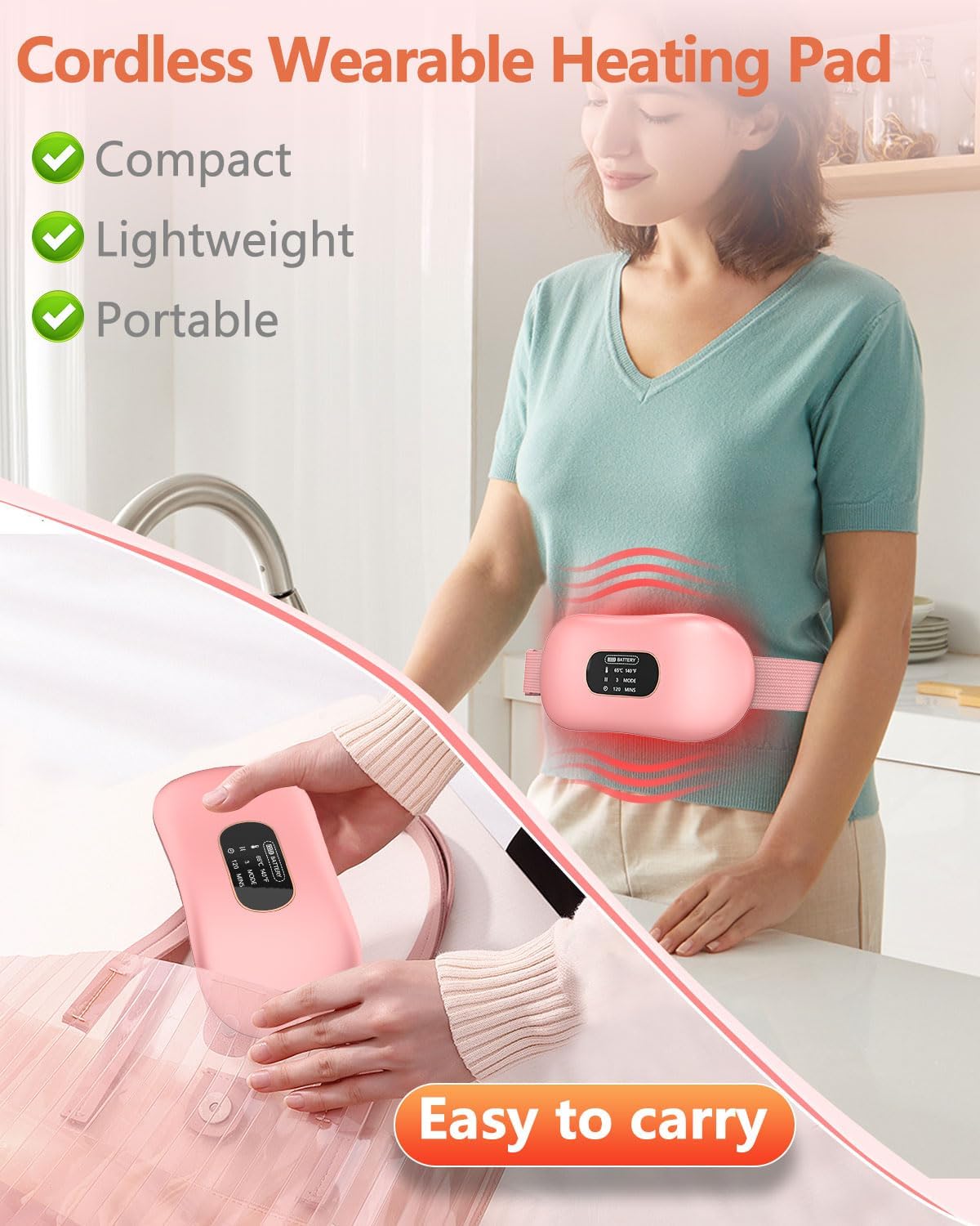 Menstrual Heating Pad for Period Cramps-Electric