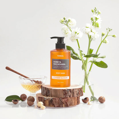 KUNDAL Honey & Macadamia Pure Body Wash (500ml)