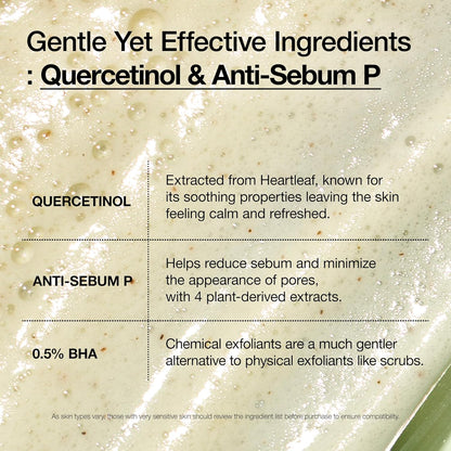 ANUA Heartleaf Quercetinol Pore Deep Cleansing Foam - Kiyoko Beauty
