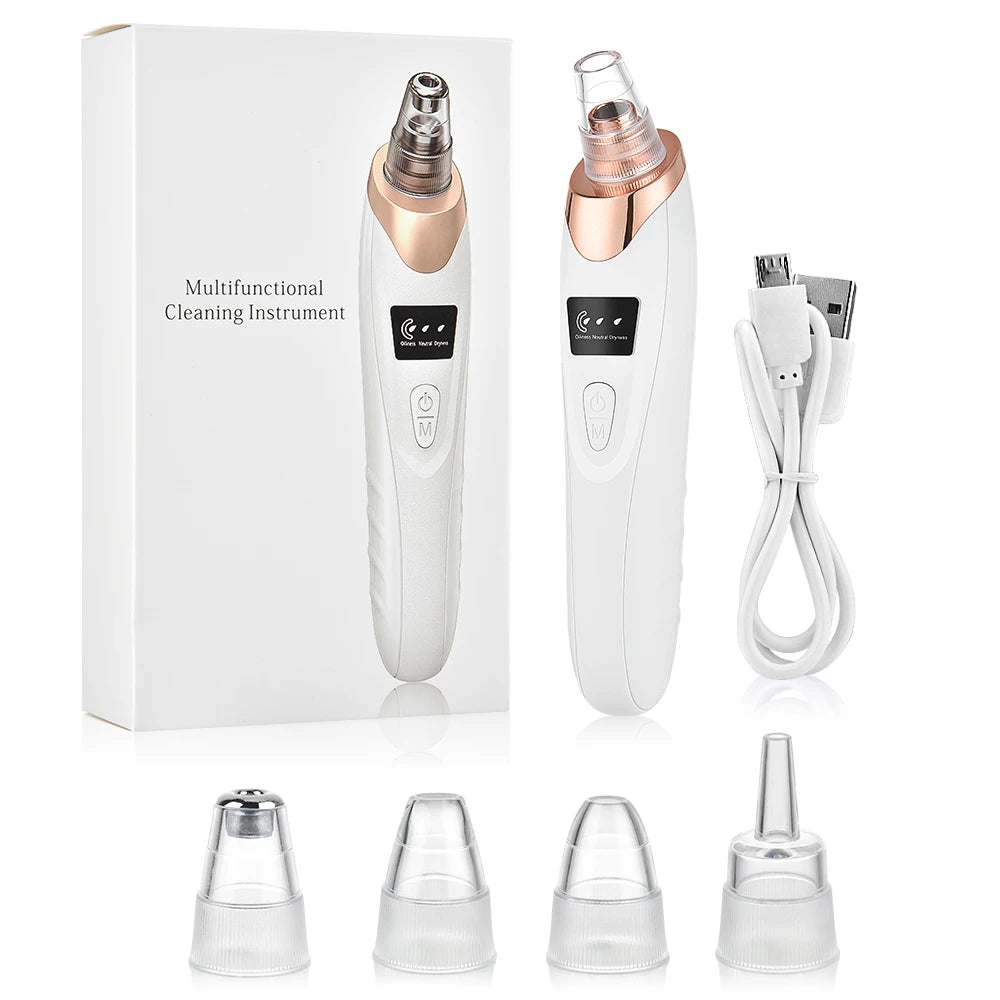 Electric Blackhead Remover Device Acne Pimple Black Heads Sport Exfoliator Suction Facial Cleansing Tools Pore Cleaner Machine