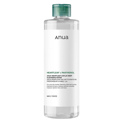 ANUA HEARTLEAF 87 LOW PH DEEP CLEANSING WATER (500g)