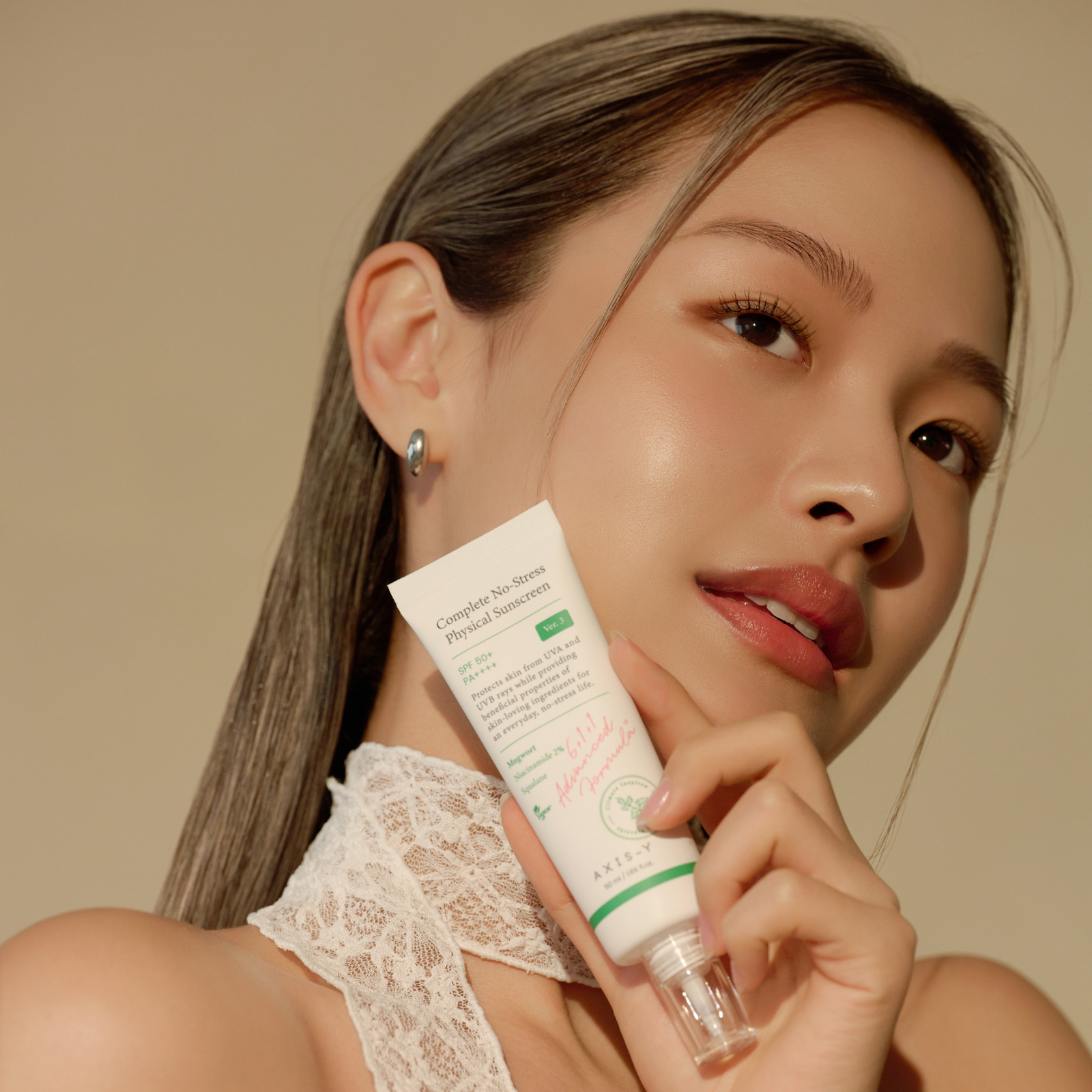 AXIS-Y Complete No-Stress Physical Sunscreen Broad Spectrum SPF 50+ PA++++ (50ml) - Kiyoko Beauty