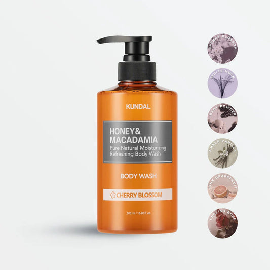 KUNDAL Honey & Macadamia Pure Body Wash (500ml)