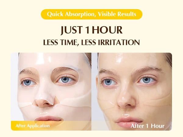 EQQUALBERRY MASQUE HYDROGEL ÉCLAT COLLAGÈNE (4 PIÈCES)