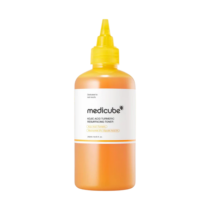 MEDICUBE KOJIC ACID TURMERIC RESURFACING TONER (250ml)