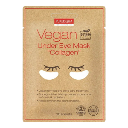 Masque contour des yeux au collagène vegan PUREDERM (15 paires)