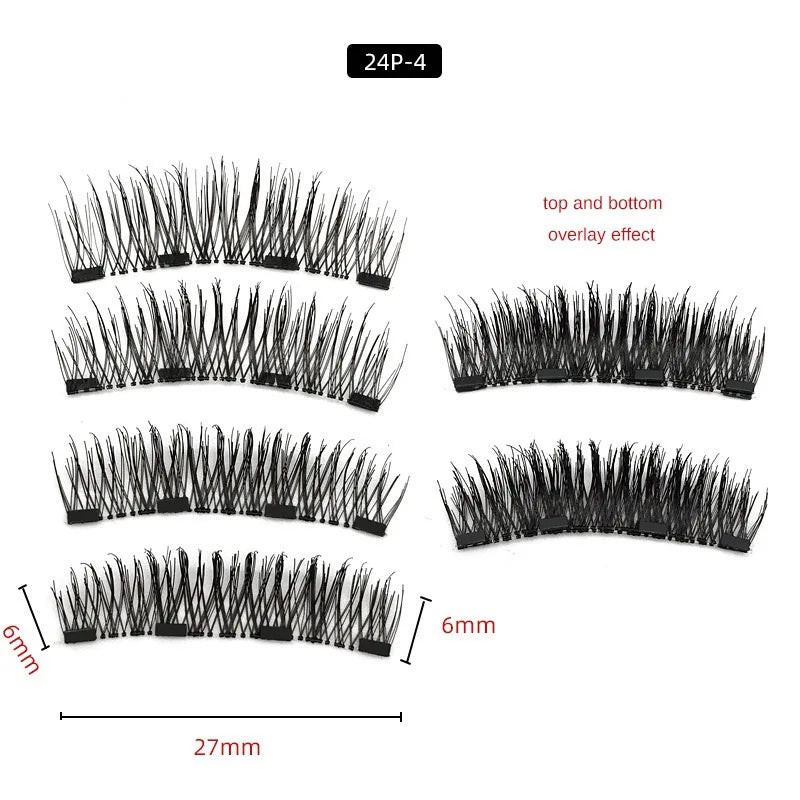 3D Natural Reusable Magnetic Eyelashes