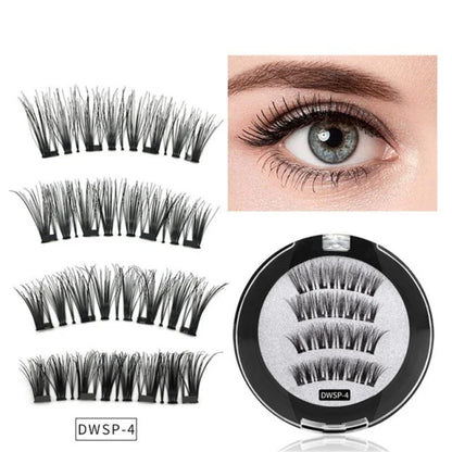 3D Natural Reusable Magnetic Eyelashes
