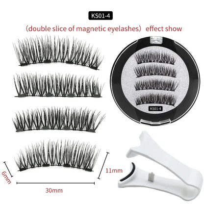 3D Natural Reusable Magnetic Eyelashes