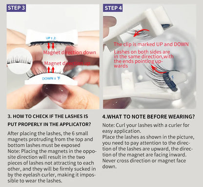 3D Natural Reusable Magnetic Eyelashes