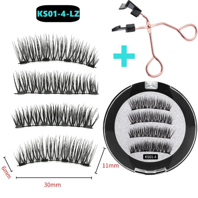 3D Natural Reusable Magnetic Eyelashes