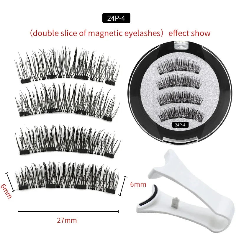 3D Natural Reusable Magnetic Eyelashes