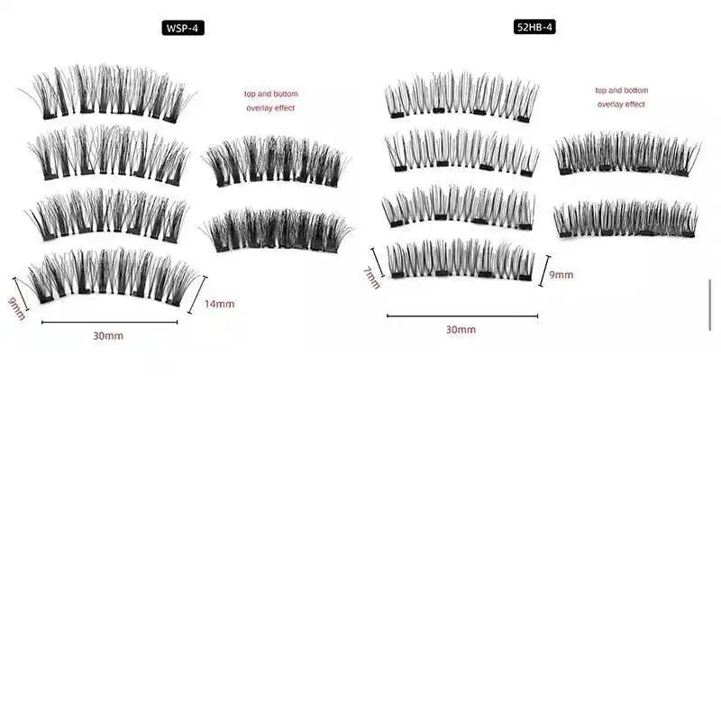 3D Natural Reusable Magnetic Eyelashes