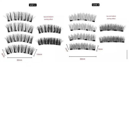 3D Natural Reusable Magnetic Eyelashes