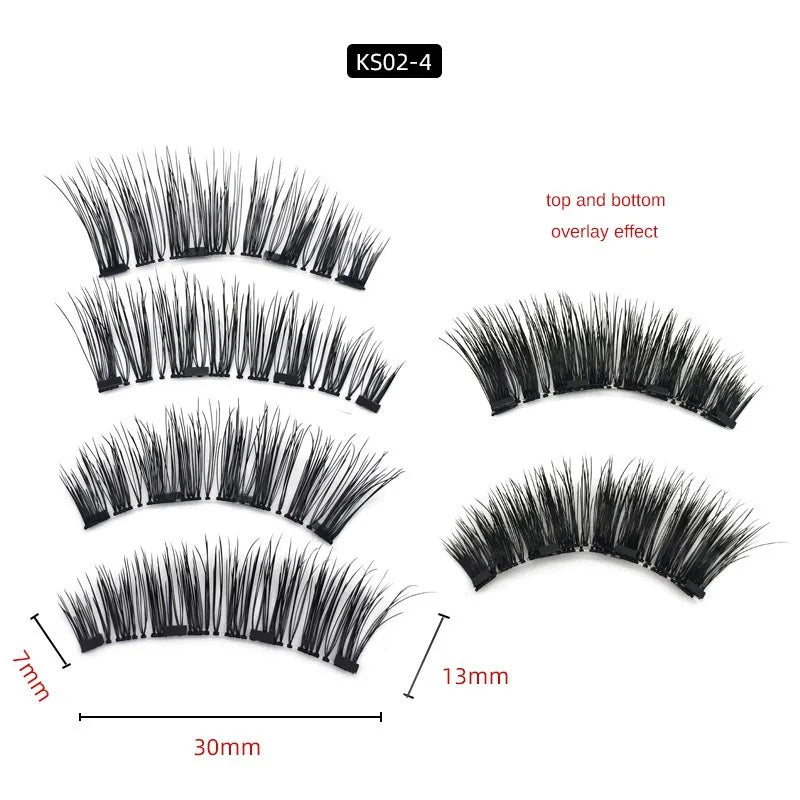 3D Natural Reusable Magnetic Eyelashes