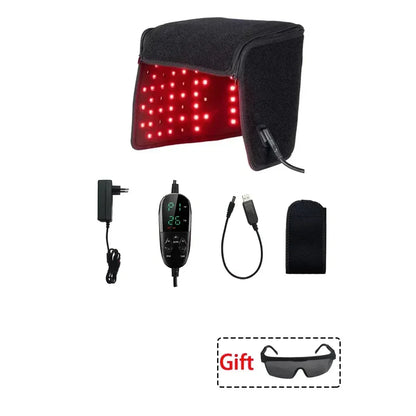Red Light Therapy LED Helmet