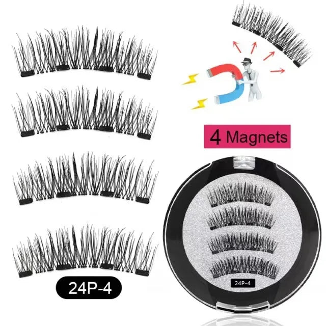 3D Natural Reusable Magnetic Eyelashes