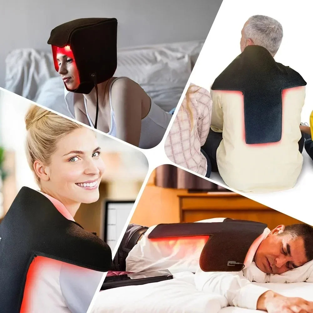 Red Light Therapy LED Helmet