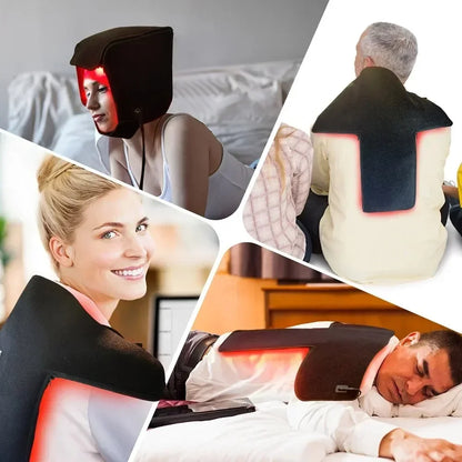Red Light Therapy LED Helmet