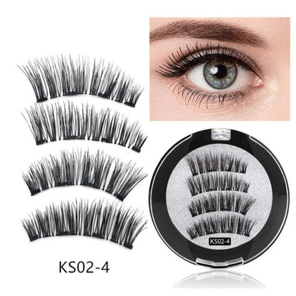 3D Natural Reusable Magnetic Eyelashes