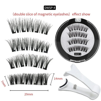 3D Natural Reusable Magnetic Eyelashes