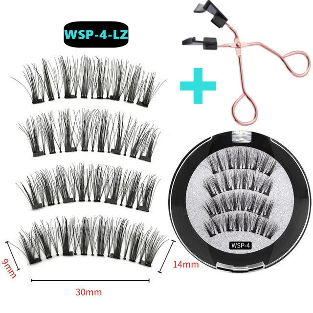 3D Natural Reusable Magnetic Eyelashes