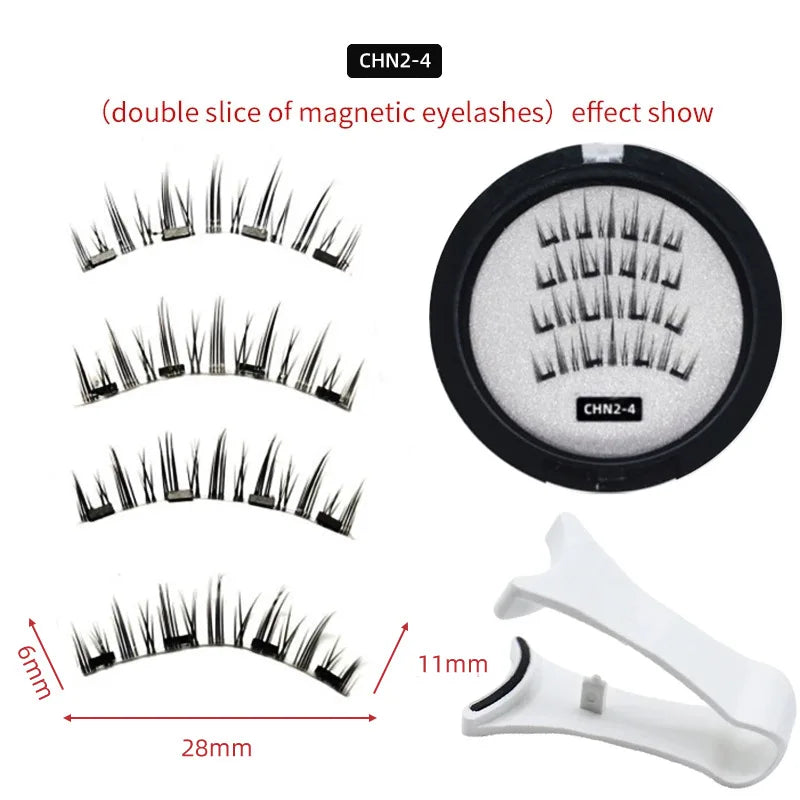 3D Natural Reusable Magnetic Eyelashes