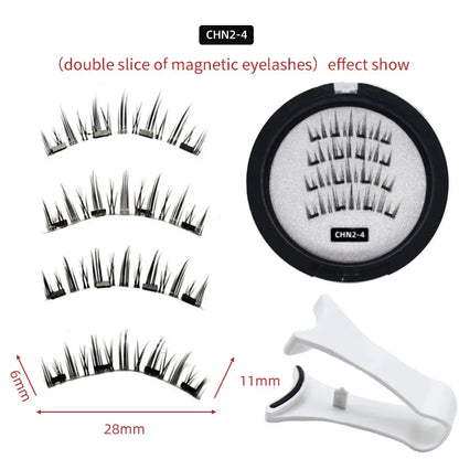 3D Natural Reusable Magnetic Eyelashes
