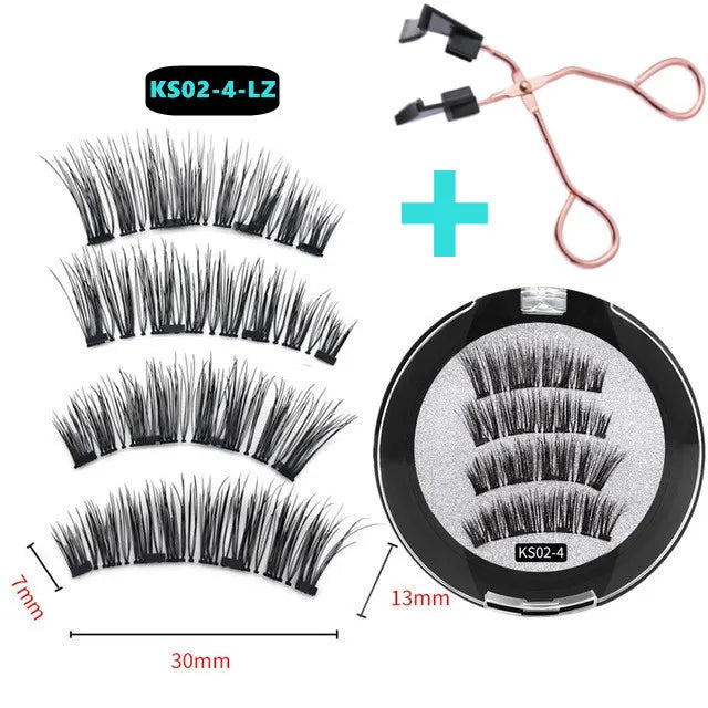 3D Natural Reusable Magnetic Eyelashes