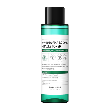 SOME BY MI AHA-BHA-PHA 30 Days Miracle Toner (150ml) - Kiyoko Beauty