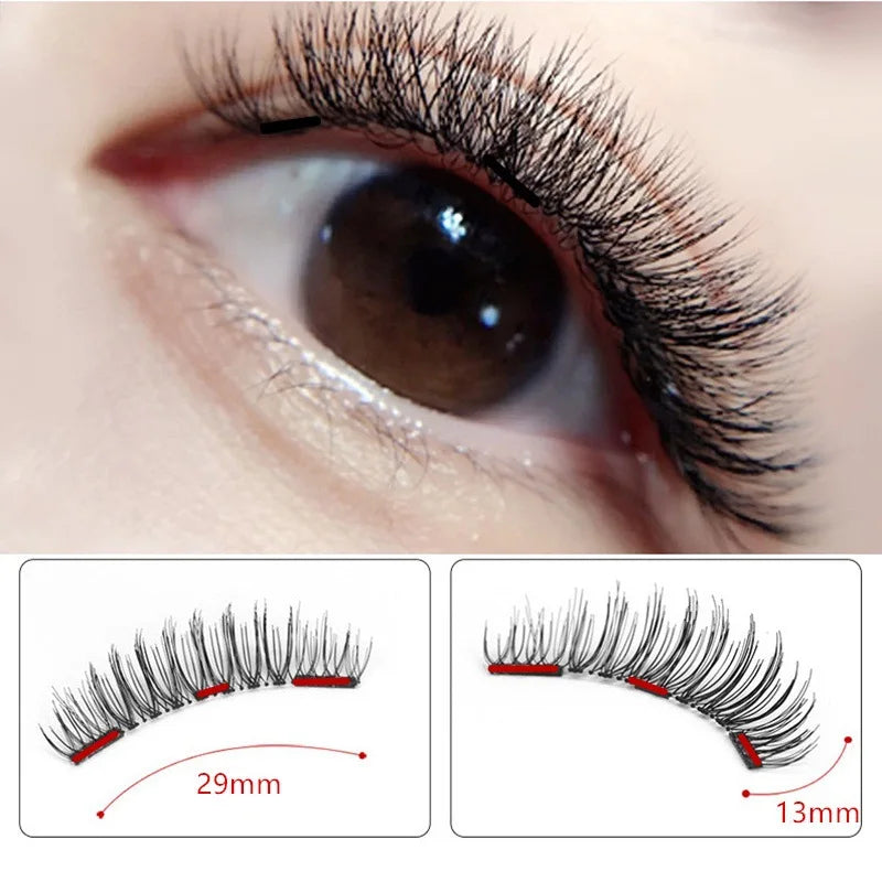 3D Natural Reusable Magnetic Eyelashes