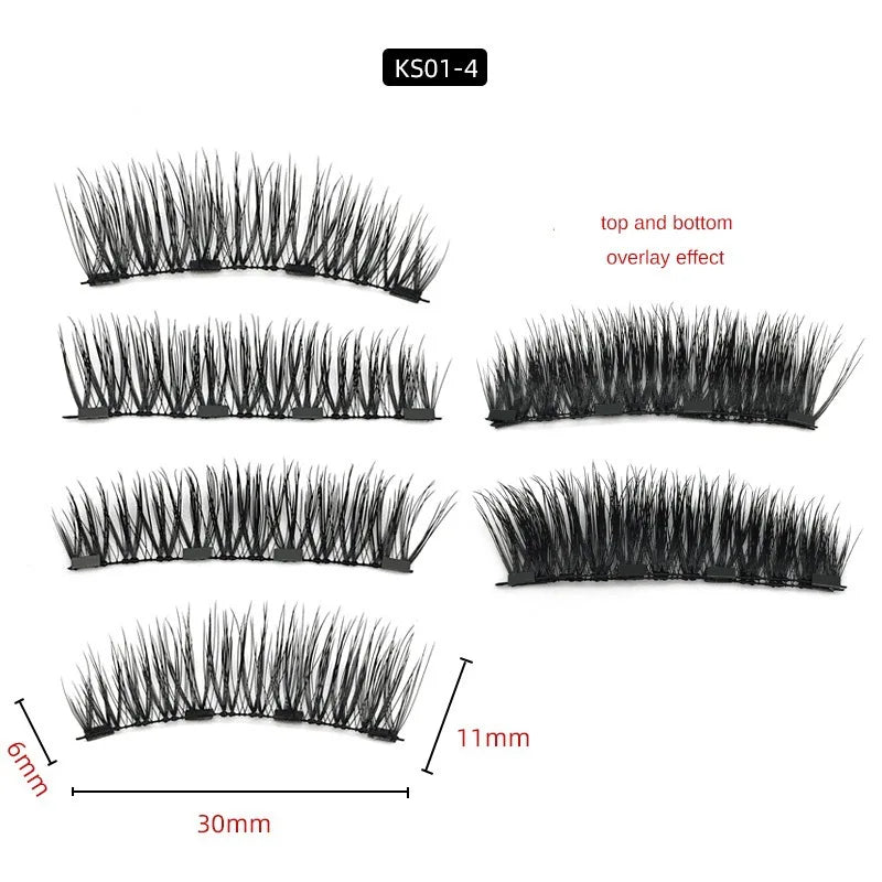 3D Natural Reusable Magnetic Eyelashes