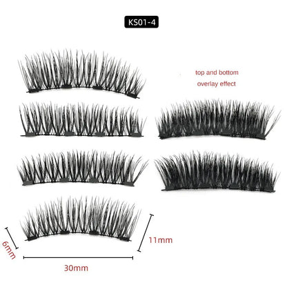 3D Natural Reusable Magnetic Eyelashes