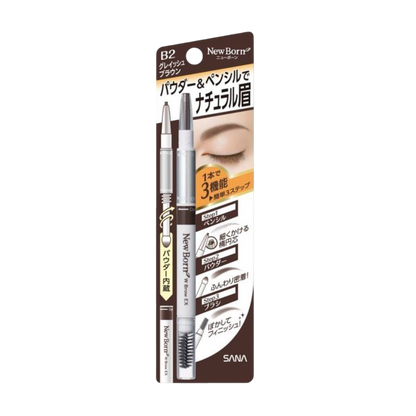 SANA NEW BORN BROW EYEBROW MASCARA AND PENCIL EX
