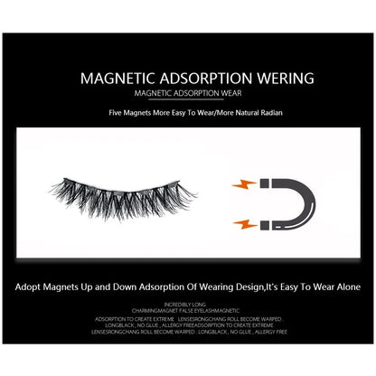 3D Natural Reusable Magnetic Eyelashes