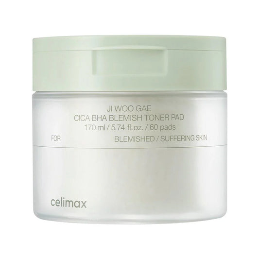 Celimax Ji Woo Gae Cica BHA Blemish Toner Pad (60pcs)