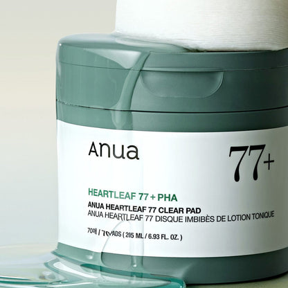 ANUA Heartleaf 77% Clear Pad (70pcs) - Kiyoko Beauty
