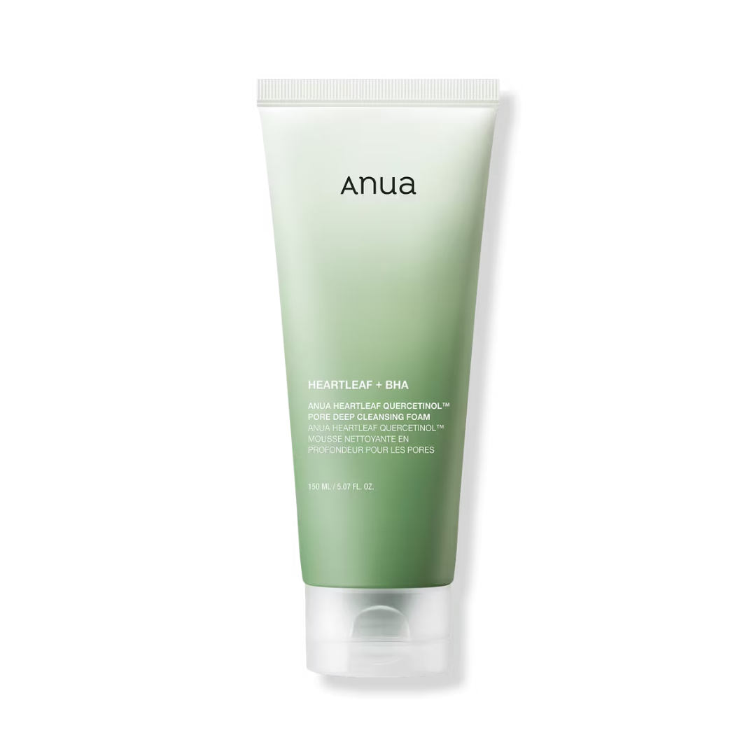 ANUA Heartleaf Quercetinol Pore Deep Cleansing Foam - Kiyoko Beauty