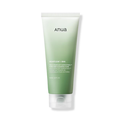 ANUA Heartleaf Quercetinol Pore Deep Cleansing Foam - Kiyoko Beauty