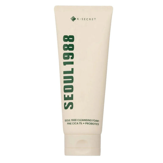 KSECRET SEOUL 1988 Cleansing Foam: Pine Cica 1% + Probiotics (150ml)